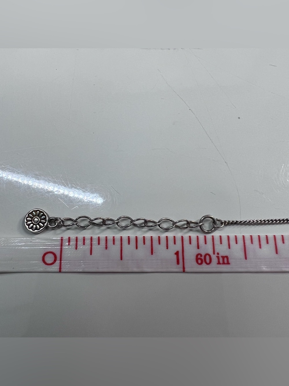 Sterling Silver Feather Lariat Necklace - Picture 6 of 7